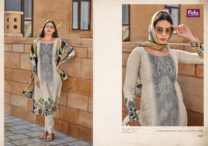 Shylah By Fida Digital Printed Blended Voile Cotton Dress Material Wholesale Clothing Suppliers In India